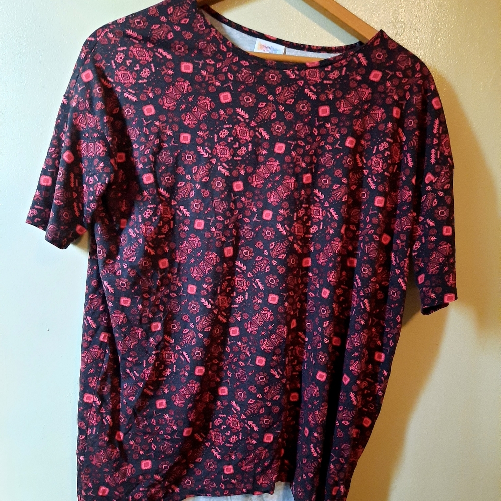Patterned LuLaRoe Irma Top